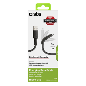 Кабель Micro USB SBS Unbreakable Collection (1 м)