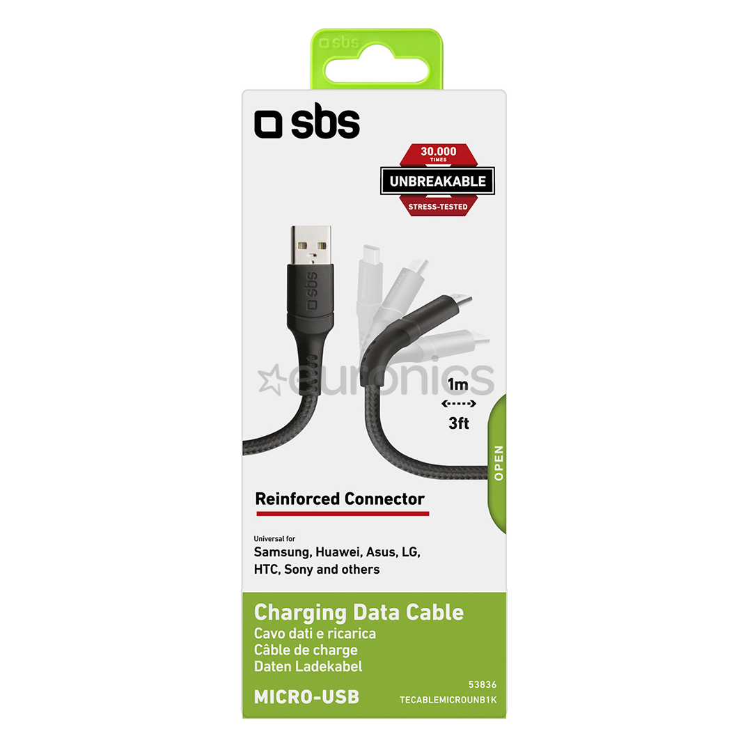 Juhe Micro USB  SBS Unbreakable Collection (1 m)