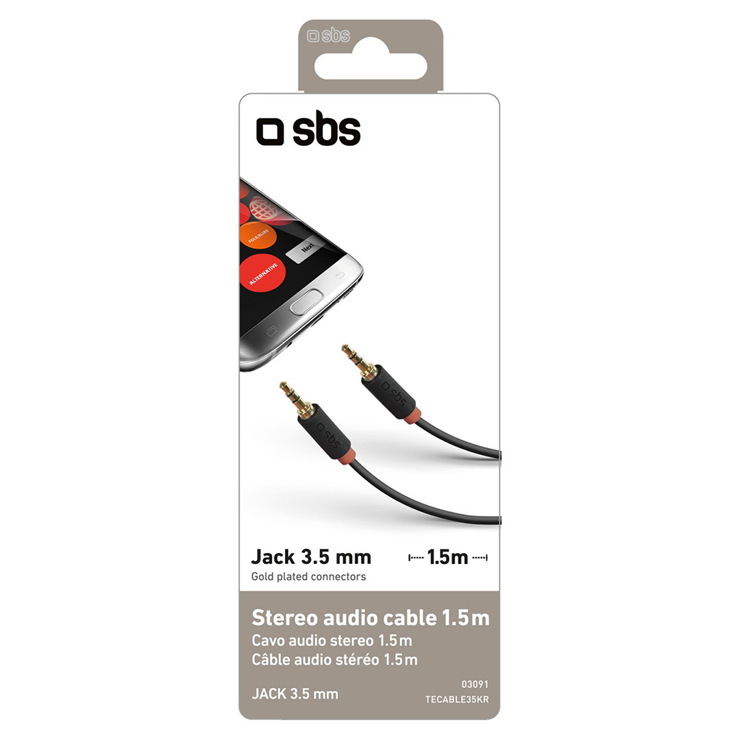 3,5 mm helikaabel SBS (1,5 m)