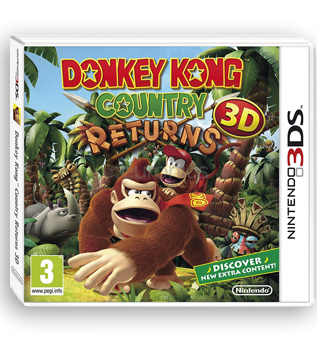 3DS mäng Donkey Kong Country Returns 3D