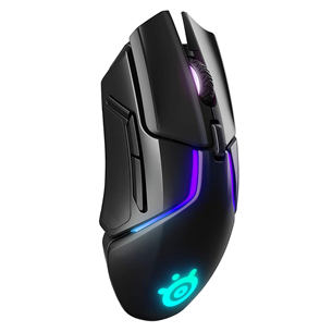 SteelSeries Rival 650, must - Juhtmevaba optiline hiir