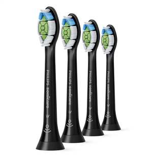 Philips Sonicare W Optimal White, 4 pieces, black - Toothbrush heads