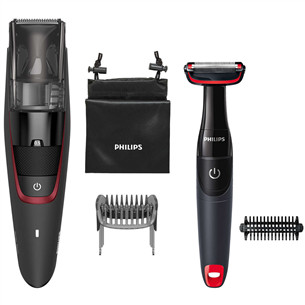 Vaakumiga habemepiirel + kehapiirel Philips series 7000