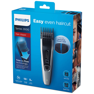 Philips 3000 Series, 0.5-23 mm, black/grey - Hair clipper