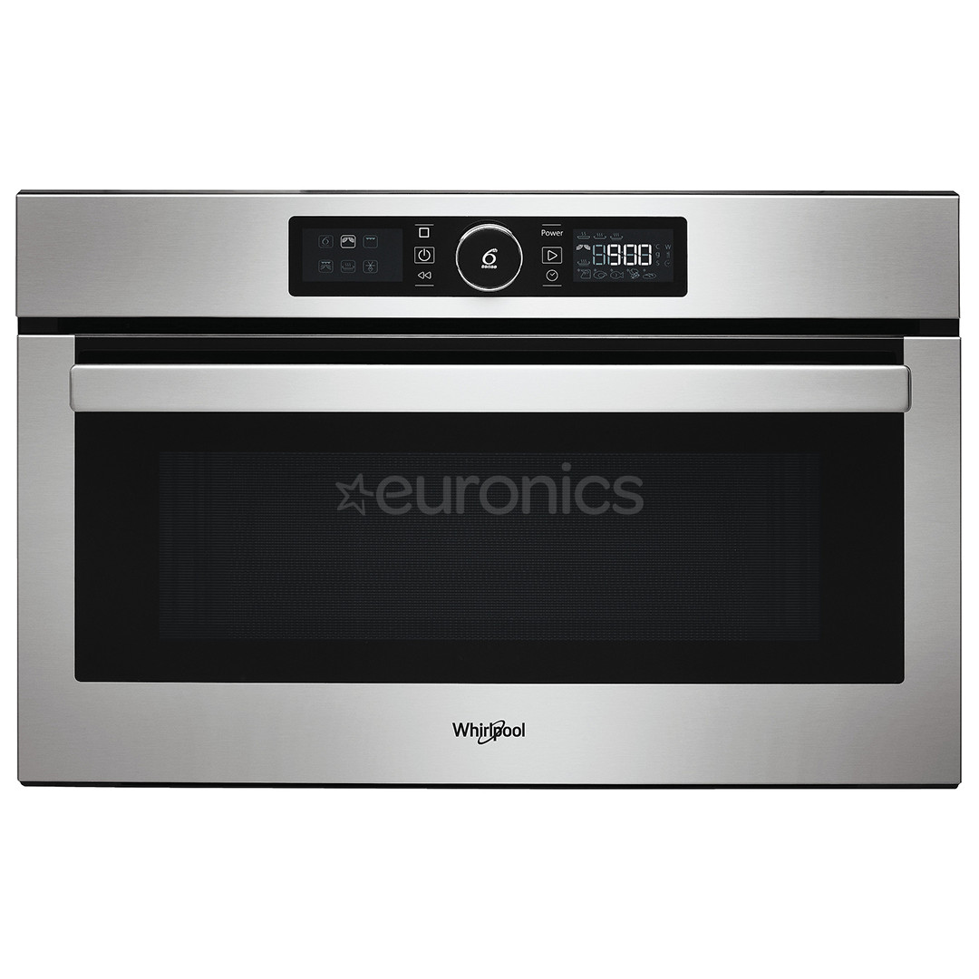 Whirlpool, 31 L, 1000 W, roostevaba teras - Integreeritav mikrolaineahi grilliga