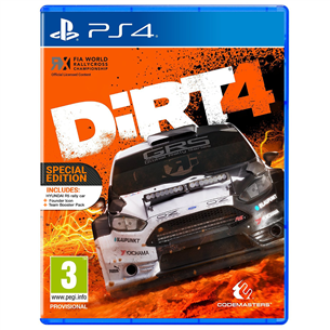 Игра DiRT 4 для PlayStation 4