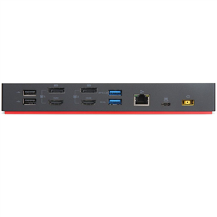 Lenovo ThinkPad Hybrid USB-C Dock, 135 W, must - Sülearvuti dokk