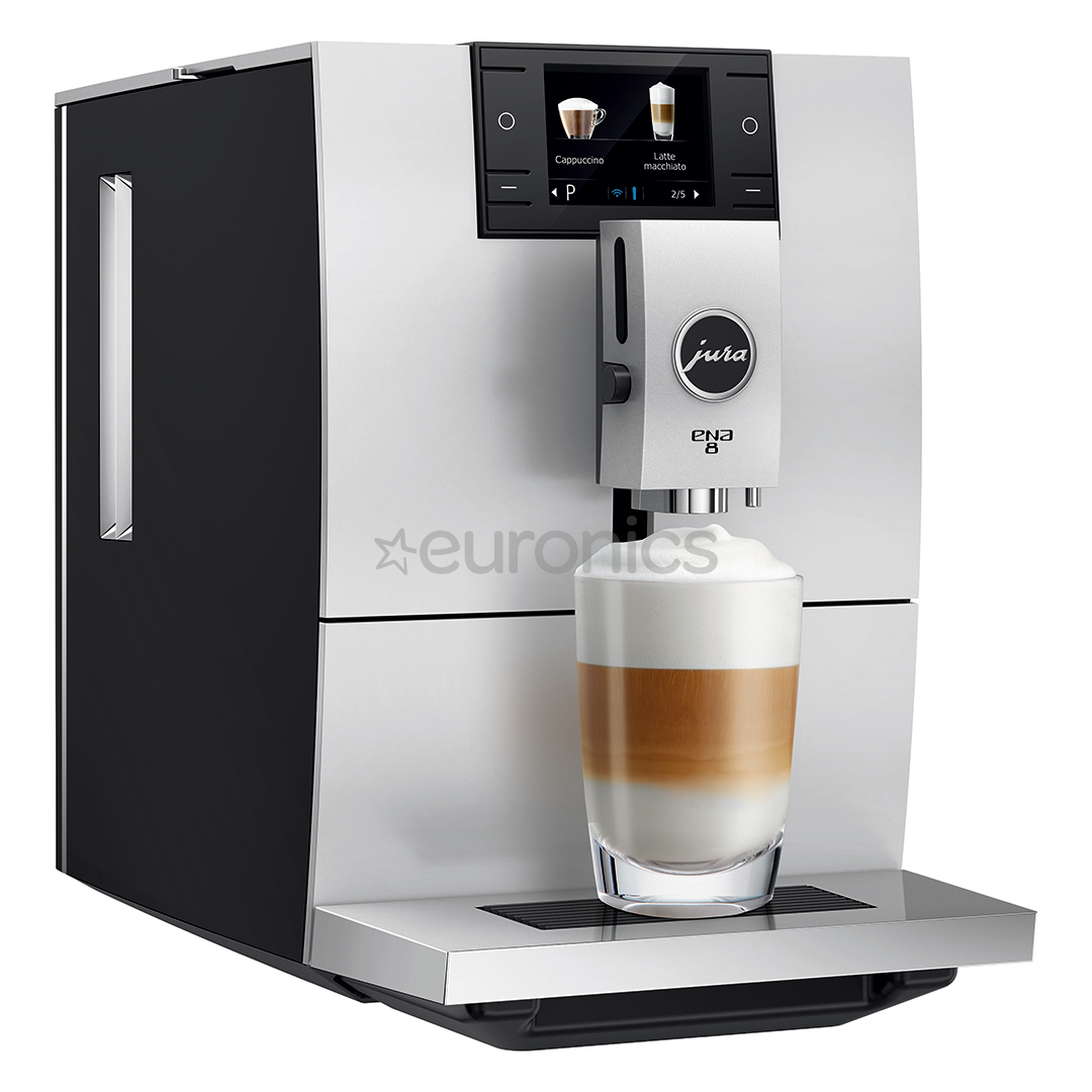 JURA ENA8, hõbedane/must - Espressomasin