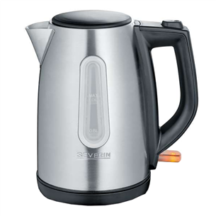 Severin, 1 L, grey/black - Kettle