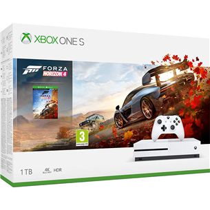 Mängukonsool Microsoft Xbox One S (1 TB) + Forza Horizon 4