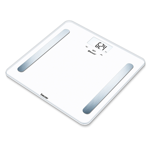 Beurer, up to 180 kg, white - Diagnostic bluetooth scale