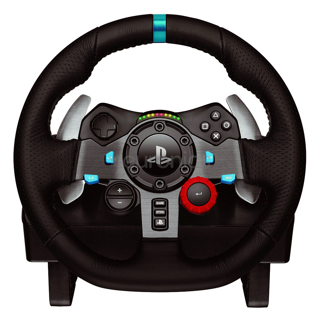 Racing wheel Logitech G29 + Driving force shifter for PS5 / PS4 / PC