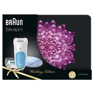 Эпилятор Silk-épil 5 Wet & Dry, Braun + охлаждающая перчатка