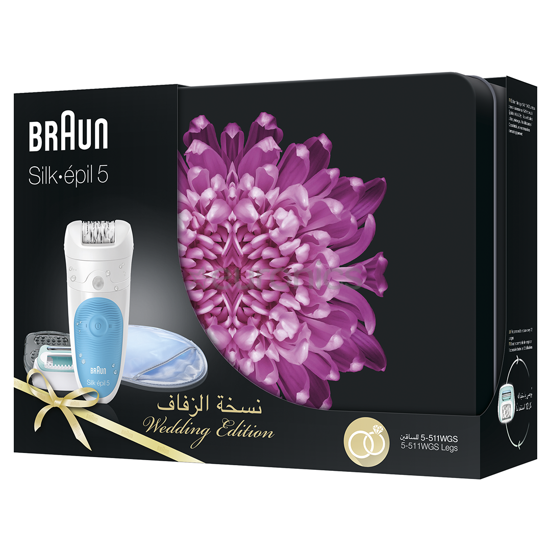 Epilator Braun series 5 + cooling glove