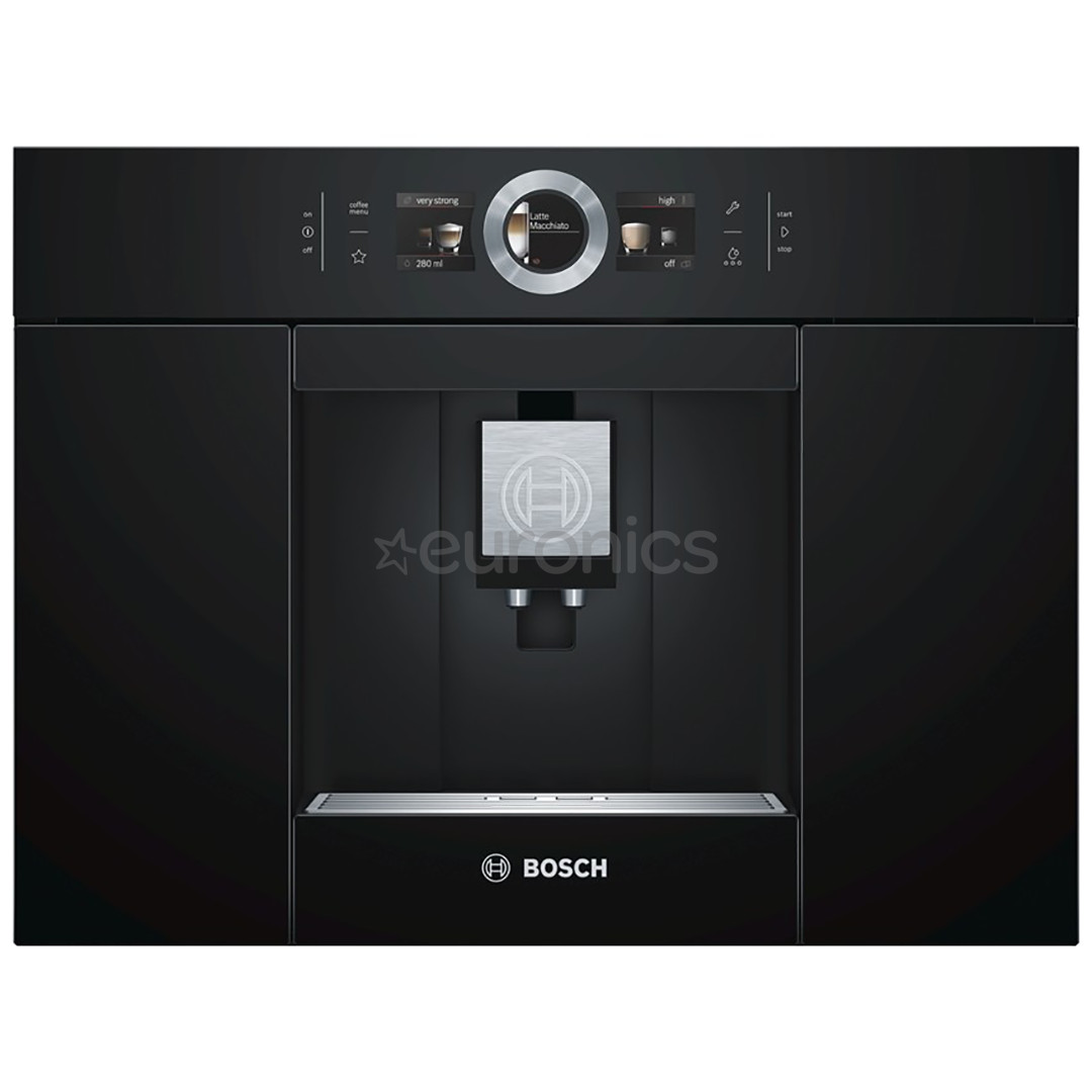 Bosch, black - Built - in espresso machine