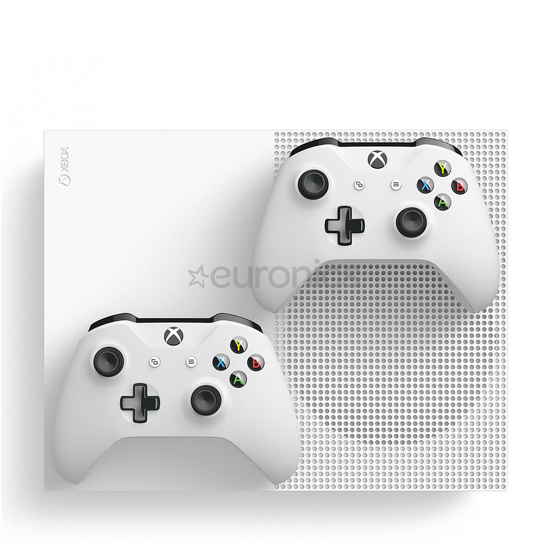 Mängukonsool Microsoft Xbox One S (1TB) + 2 pulti
