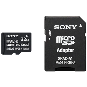 MicroSD memory card + adapter Sony (32 GB)