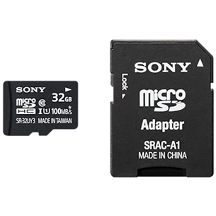 Карта памяти microSD + адаптер, Sony / 32ГБ