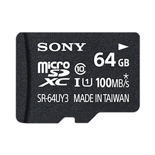 Adapteriga Micro SDXC mälukaart Sony (64 GB)
