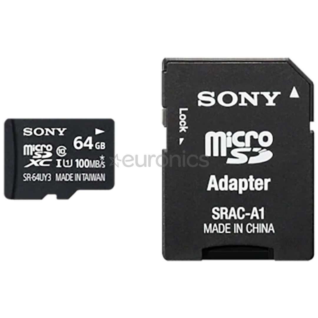 Карта памяти Micro SDXC с адаптером (64 ГБ) Sony