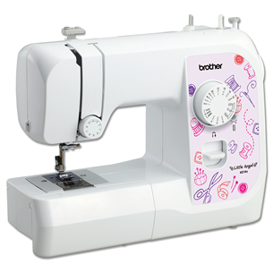 Brother Little Angel, white/pink - Sewing machine