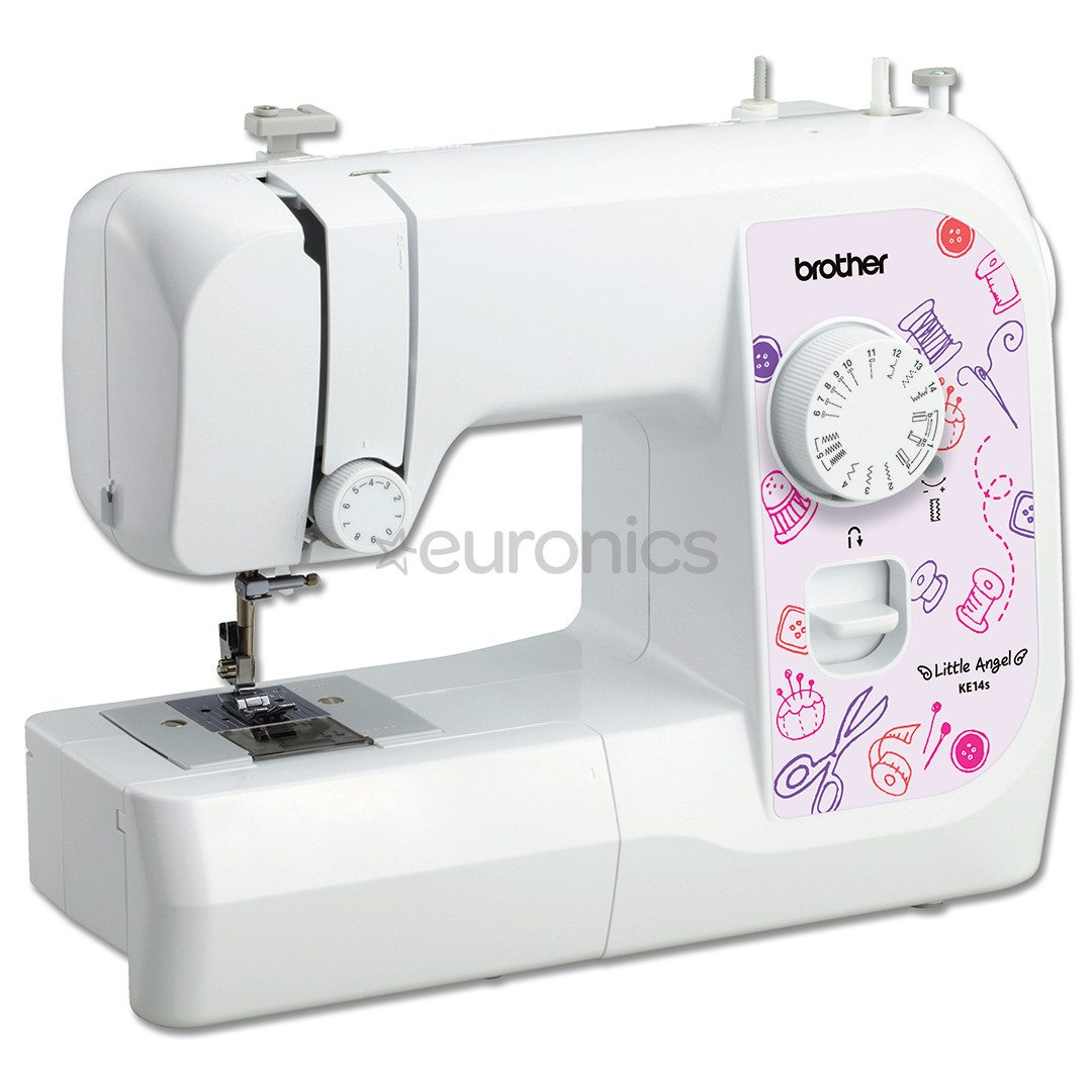 Brother Little Angel, white/pink - Sewing machine