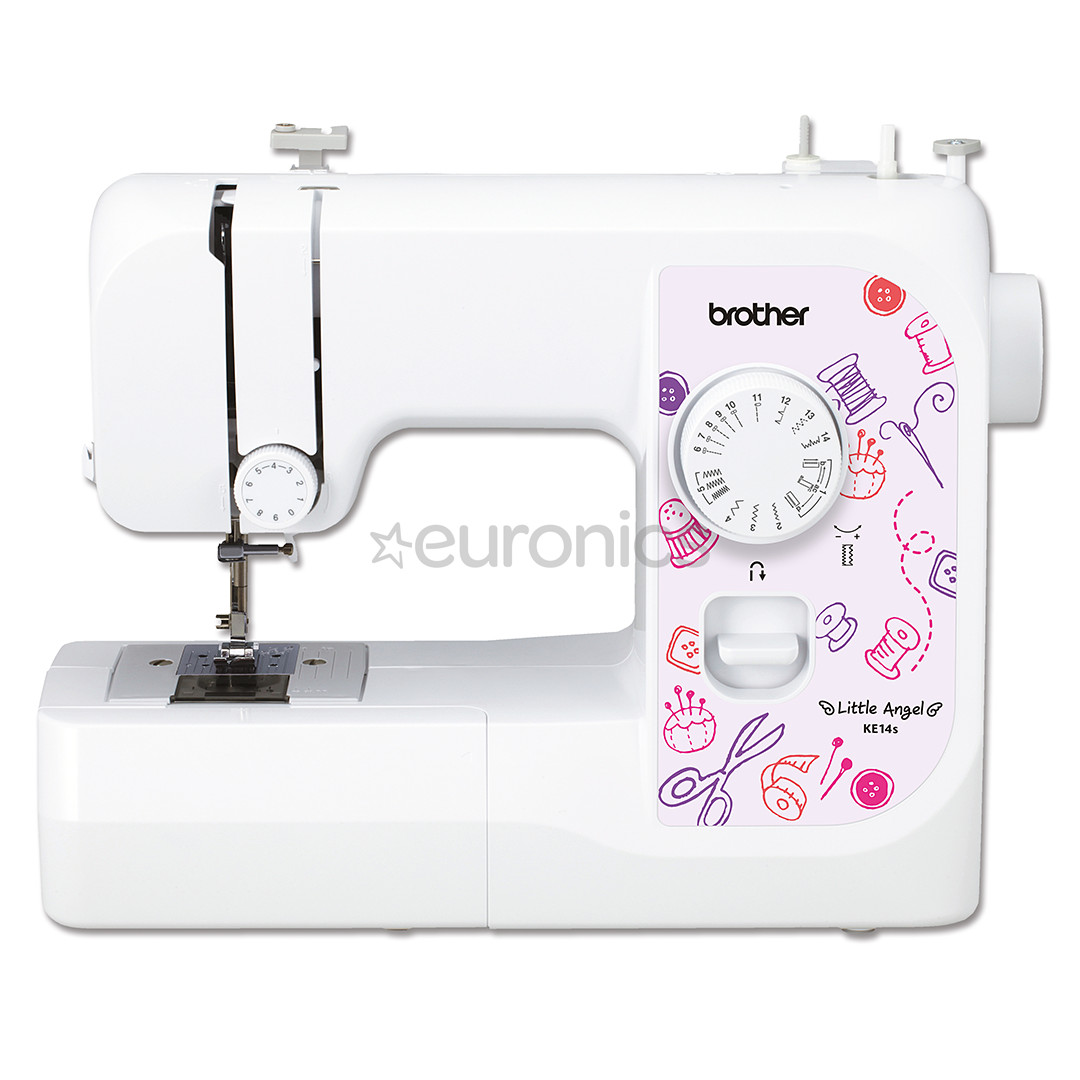 Brother Little Angel, white/pink - Sewing machine