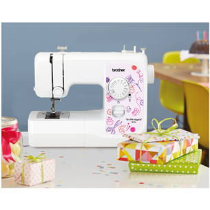 Brother Little Angel, white/pink - Sewing machine