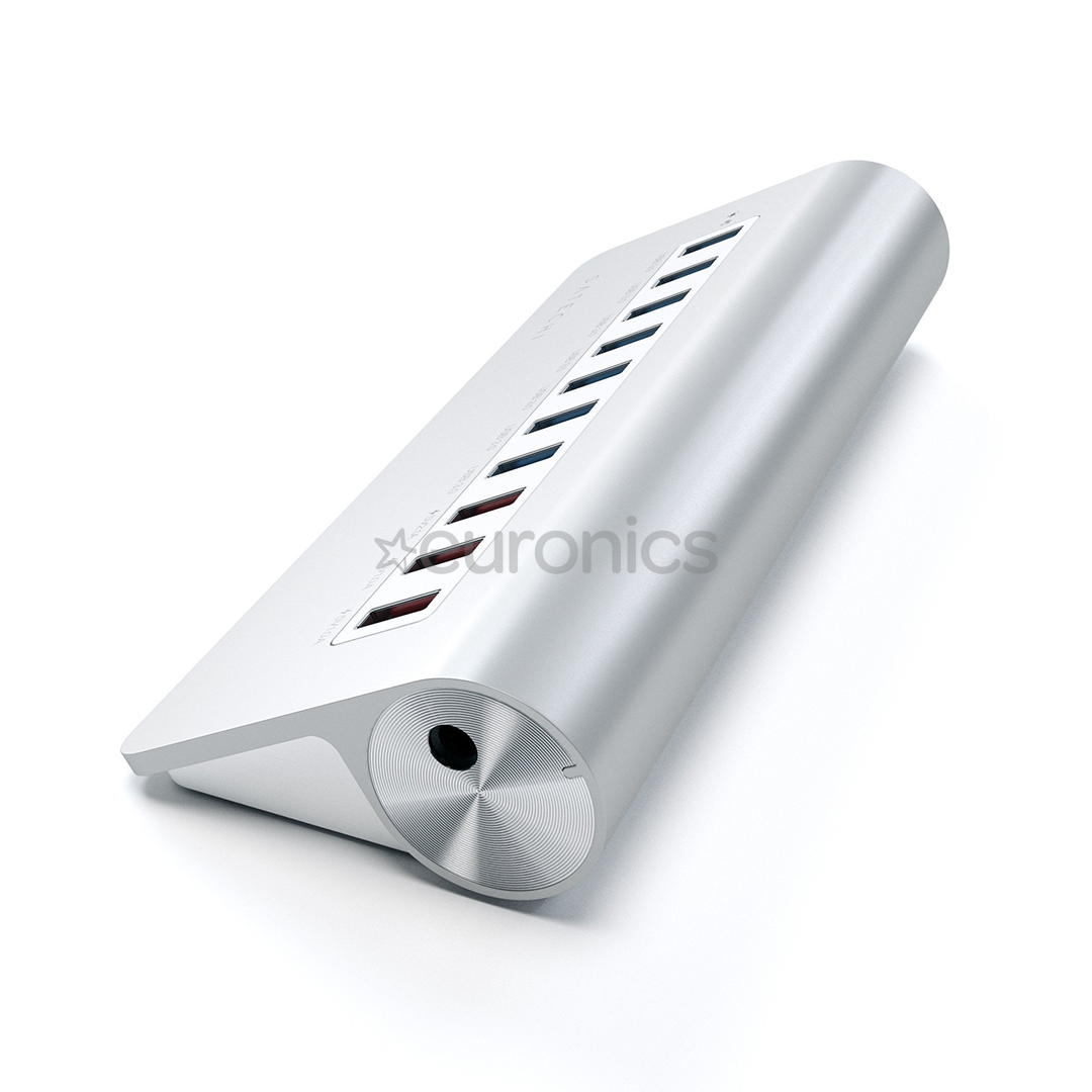 Satechi, USB-C hub 10 ports, grey/white - Adapter