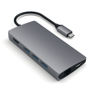 USB-C jagaja Multi-Port 4K Gigabit Ethernet Satechi ST-TCMA2M