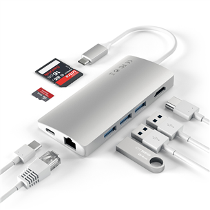 USB-C jagaja Multi-Port 4K Gigabit Ethernet Satechi