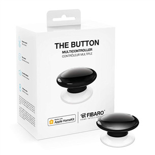 Fibaro, HomeKit, черный - Умная кнопка