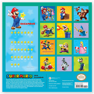 Календарь Super Mario 2019