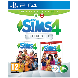 PS4 mäng The Sims 4 + Cats and Dogs Bundle