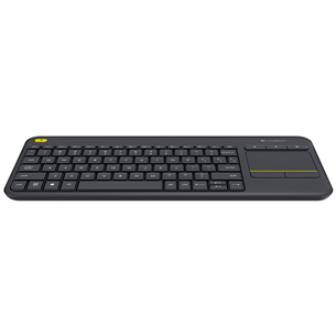 Logitech K400 Plus, RUS, hall - Juhtmevaba klaviatuur hiire võimalusega
