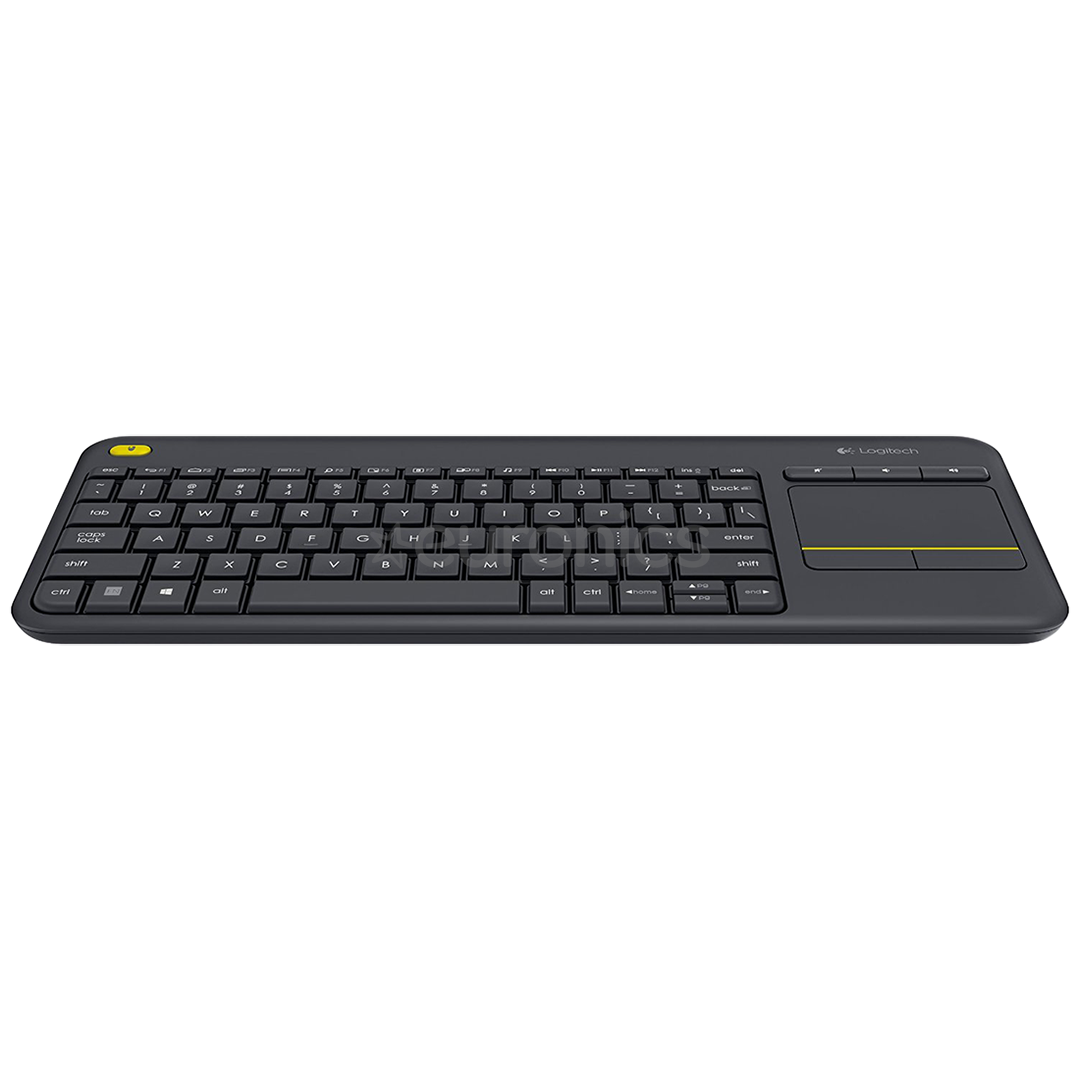 Logitech K400 Plus, RUS, серый - Беспроводная клавиатура с тачпадом