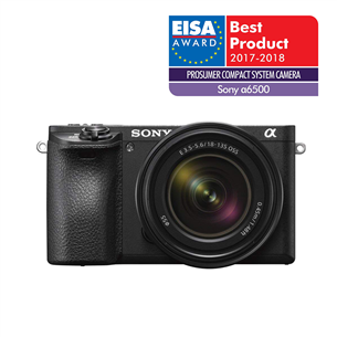 Гибридная фотокамера Sony α6500 + объектив 18-135мм