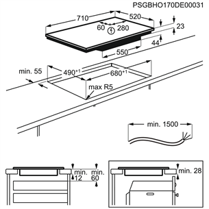 Built-in induction hob Electrolux