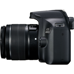Peegelkaamera Canon EOS 4000D + objektiiv EF-S 18-55mm III