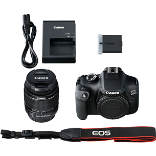 DSLR camera Canon EOS 4000D + EF-S 18-55mm III Lens