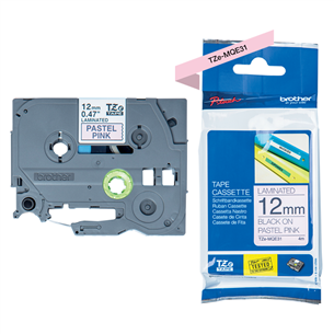 Lint must kiri roosal taustal 4m x 12mm, Brother TZEMQE31