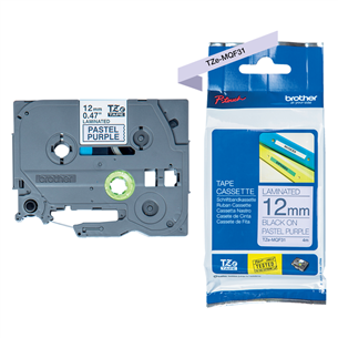 Lint must kiri helelillal taustal 4m x 12mm, Brother TZEMQF31