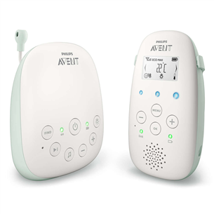 Philips Avent, белый/зеленый - Радионяня SCD711/52