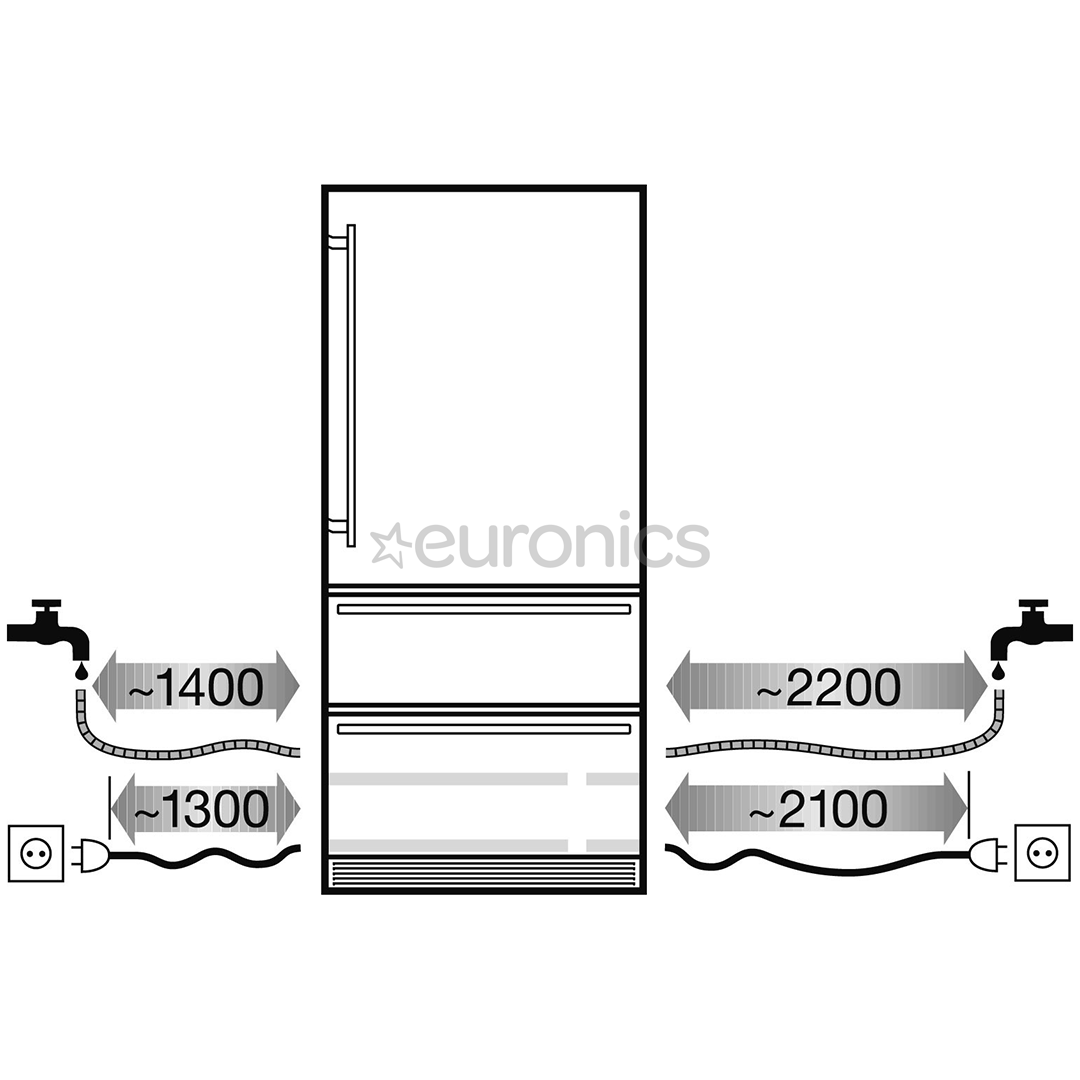 Integreeritav külmik Liebherr (203 cm)