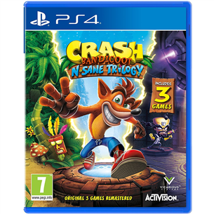 PS4 mäng Crash Bandicoot N. Sane Trilogy