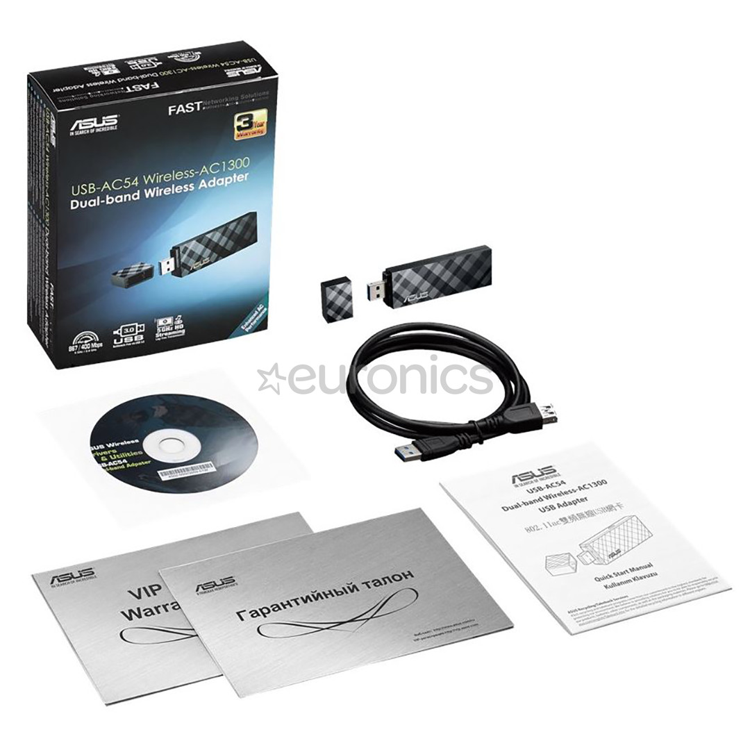 Wi-Fi USB-адаптер Asus AC1300 Dual Band