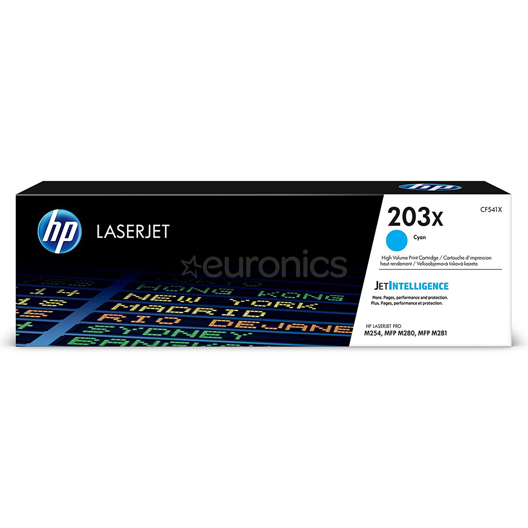 Тонер HP 203X High Yield (голубой)