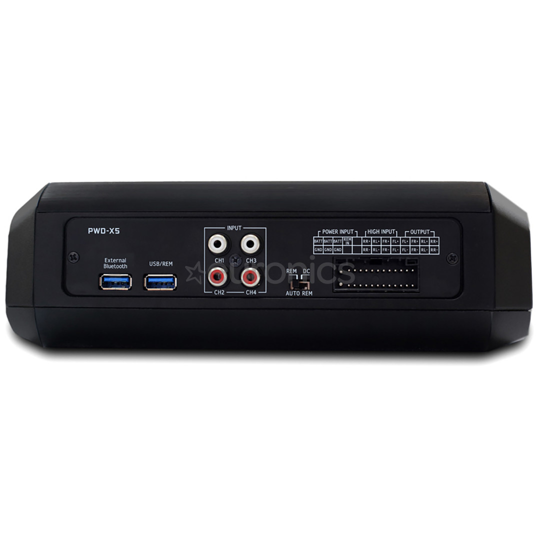 Amplifier with subwoofer Alpine