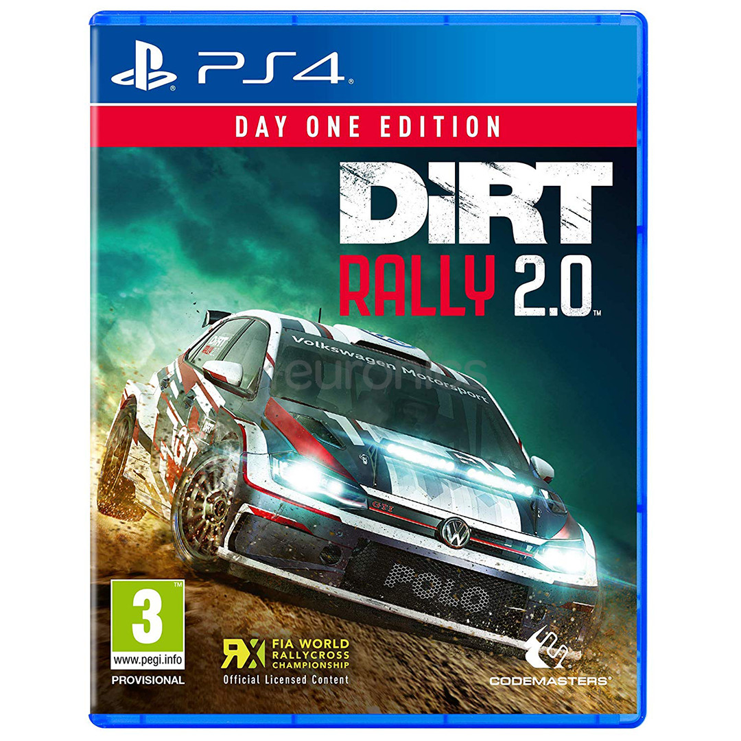 PS4 game DiRT Rally 2.0 Day One Edition