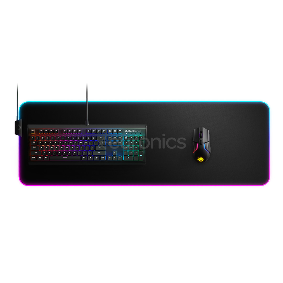 SteelSeries QcK Prism Cloth Extra Large, черный - Коврик для мыши